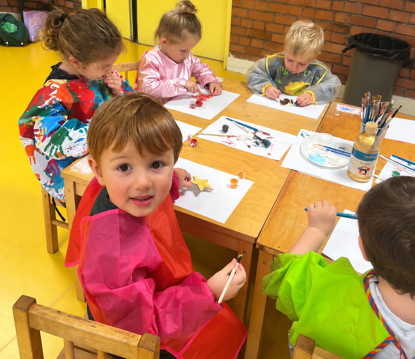 Przedszkolaki na zajęciach